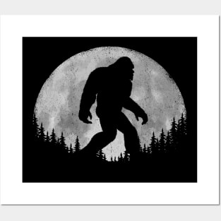 Bigfoot Moon Posters and Art